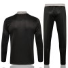 Juventus Kind Trainings Sweatshirt Pak Kwart-Zip 2022-23 Donkergrijze